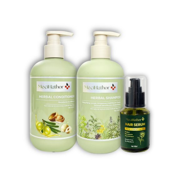 Combo Gội, Ủ xả 2in1, Serum Tóc MECIHATHOR