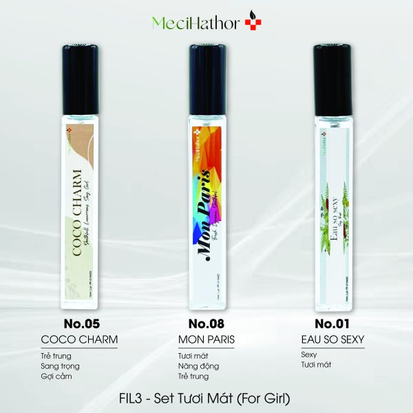 Set nước hoa MECIHATHOR tươi mát