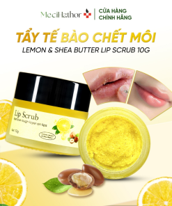 Tẩy Tế Bào Chết Môi Chanh Vàng Làm Sạch Da Chết Giảm Thâm Môi