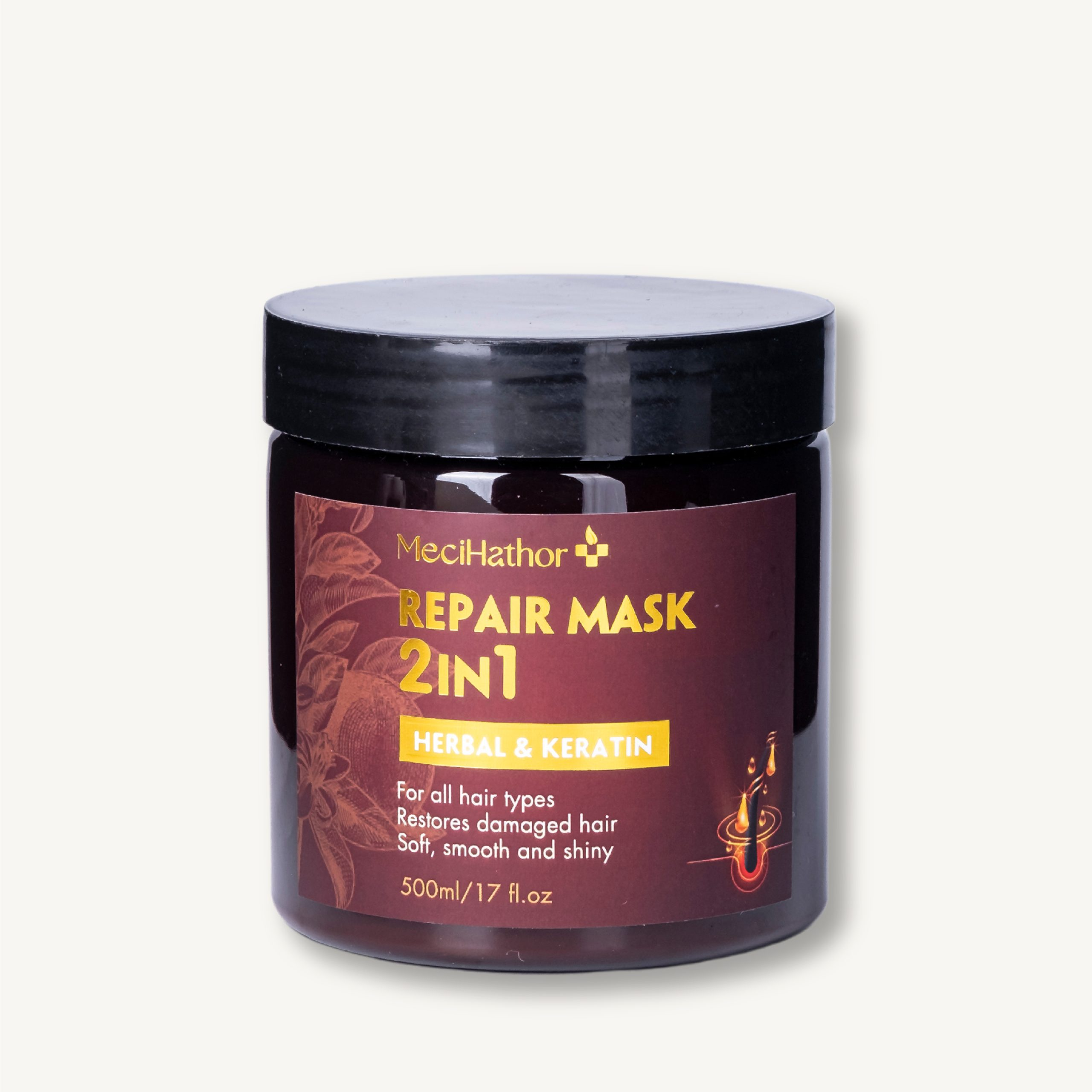 Kem Ủ Xả Tinh Dầu Thảo Mộc 2 Trong 1 MeciHathor – 500ML Kem Ủ Xả Tinh Dầu Thảo Mộc 2 Trong 1 MeciHathor – 500ML