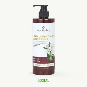 Dầu Xả Tóc Giúp Tóc Đen Bóng Mượt Herbal Essential Oil Conditioner MeciHathor 500ML